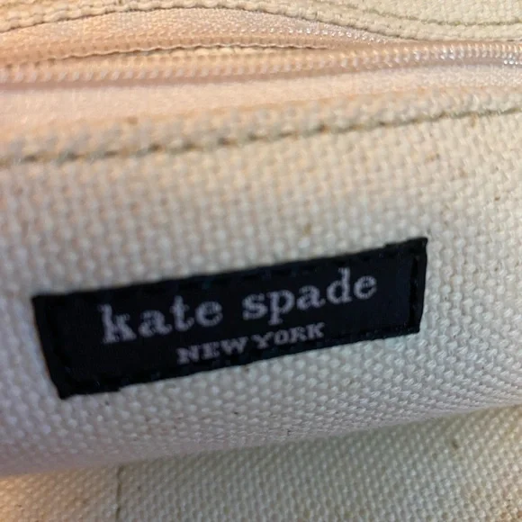 Kate Spade Red And Cream Tote With Ladybug Design 🐞 - Picture 3 of 7